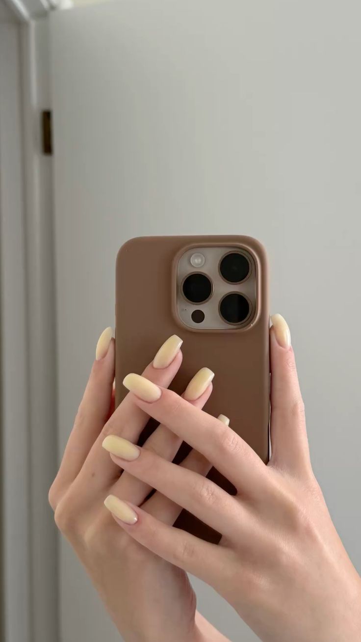 Desert Titanium Apple Logo Silicone Case 🤎