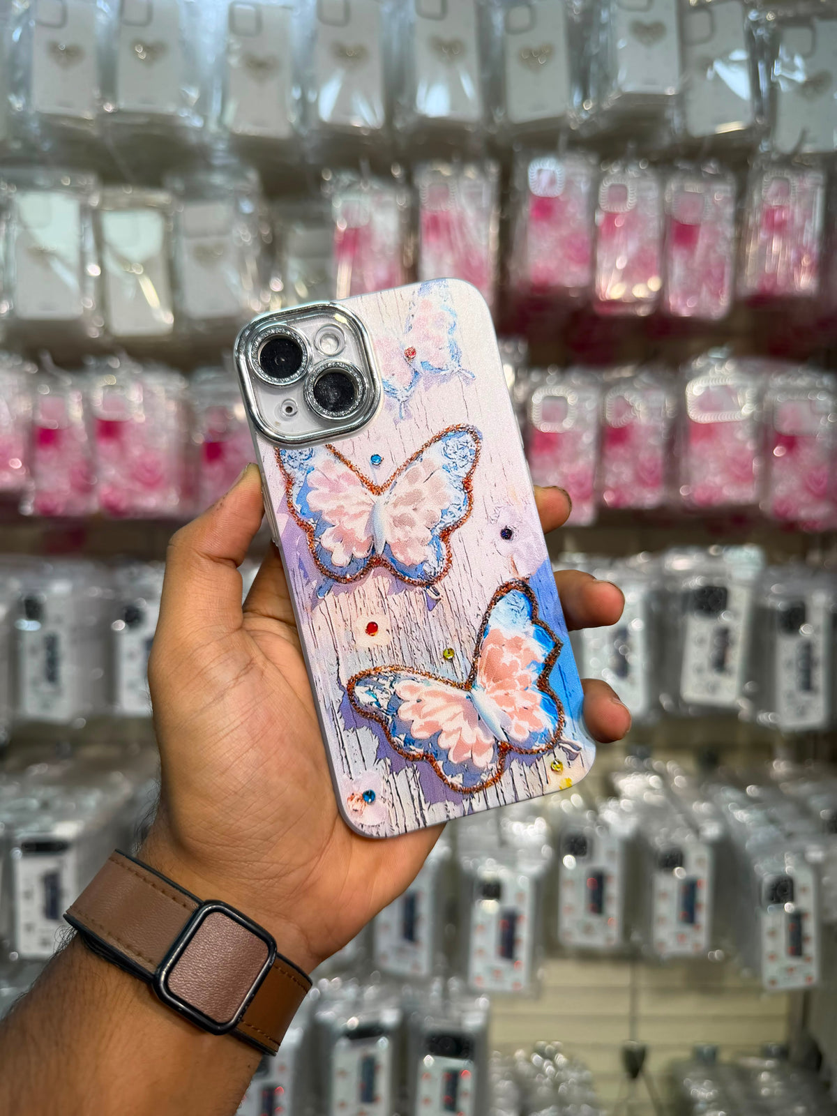 Butterfly Sparkle Glitter Camera Lens💥