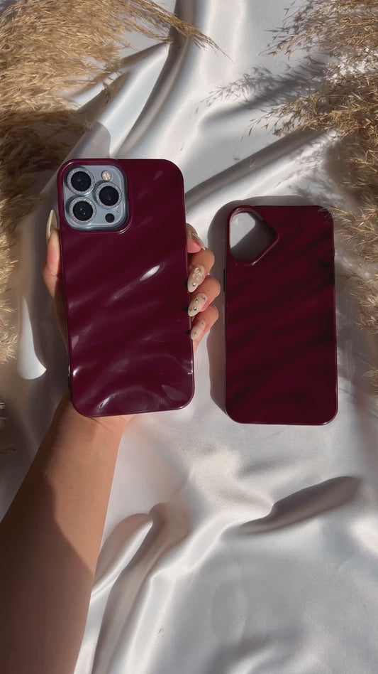 New Cherry Wine  Wave Case🍷