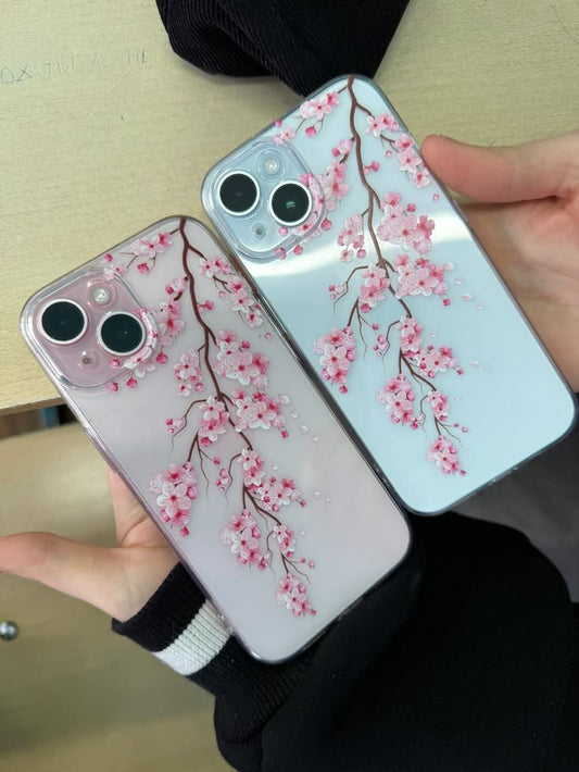Pretty Pink Floral Custom case - Available For All Smart Phones🌸