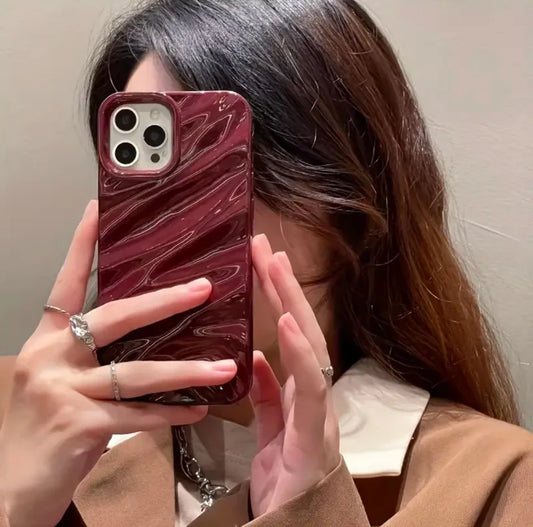 New Cherry Wine  Wave Case🍷