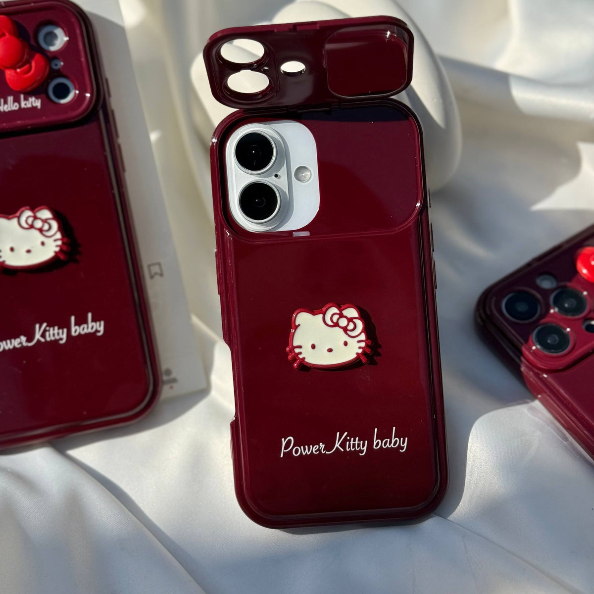 Red Cherry Kitty Mirror Baby Case🍒