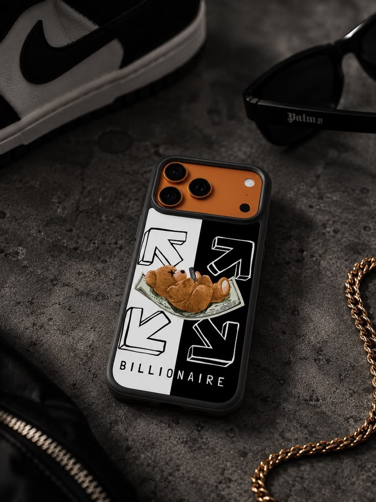 2D Plated Customize Aesthetic Design Case ( For All Smart Phones )