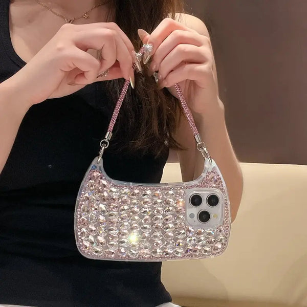 Crystal Rhinstones Handbag Case👜