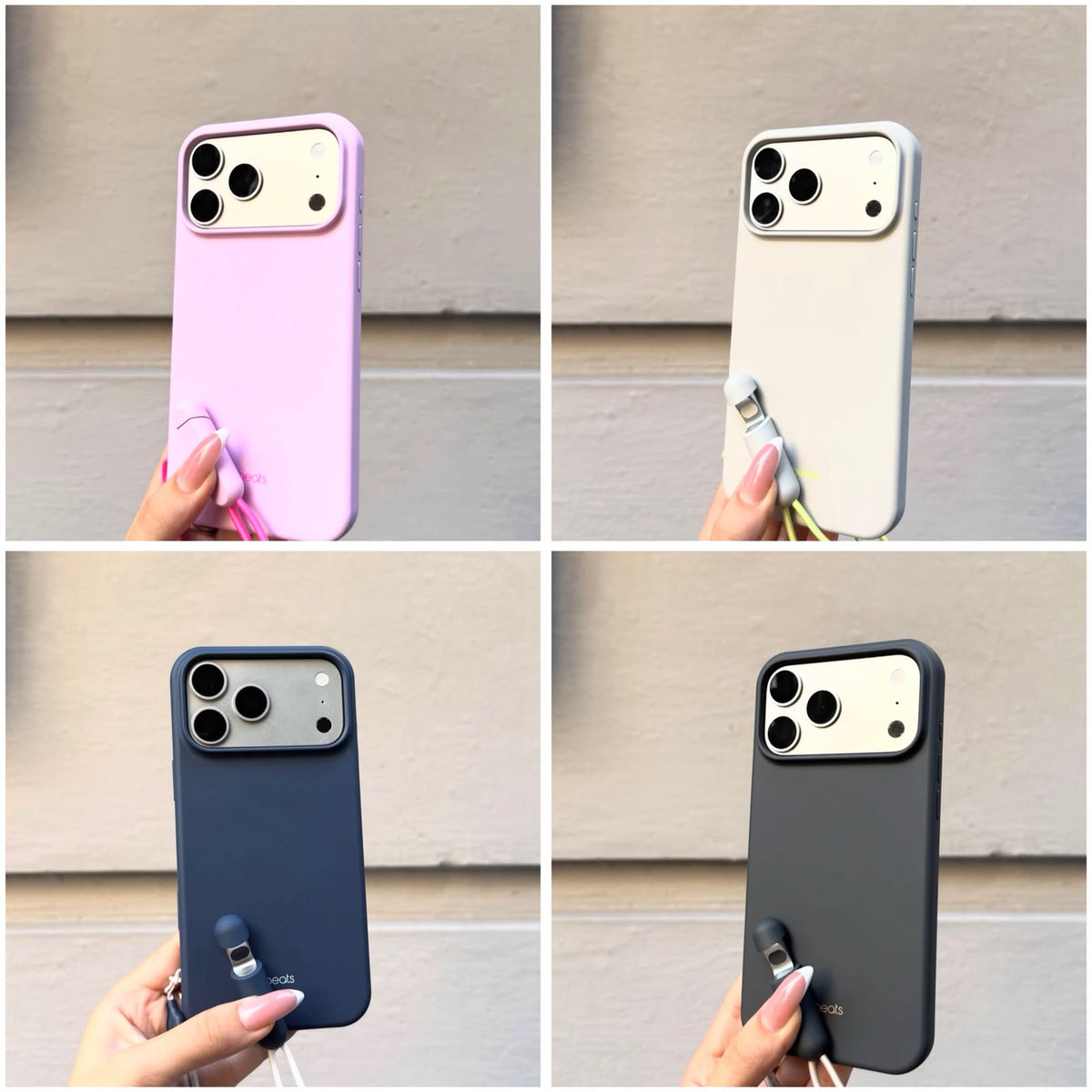 Beats  Silicone Kickstand Case With Magsafe  (ic) Animation & Camera Control Button