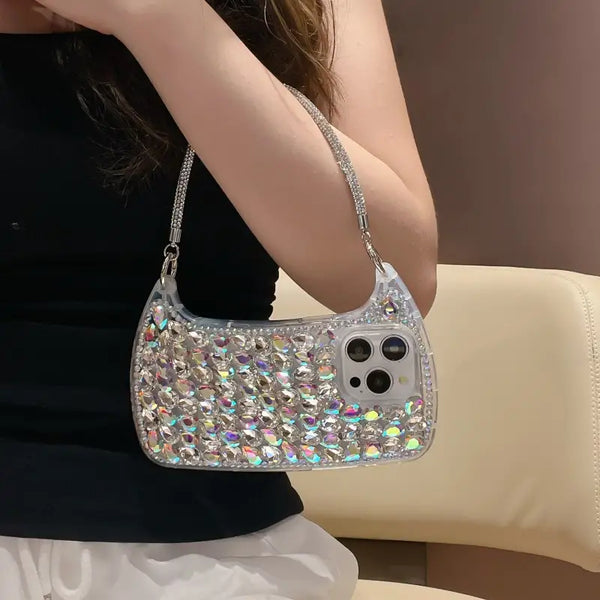 Crystal Rhinstones Handbag Case👜