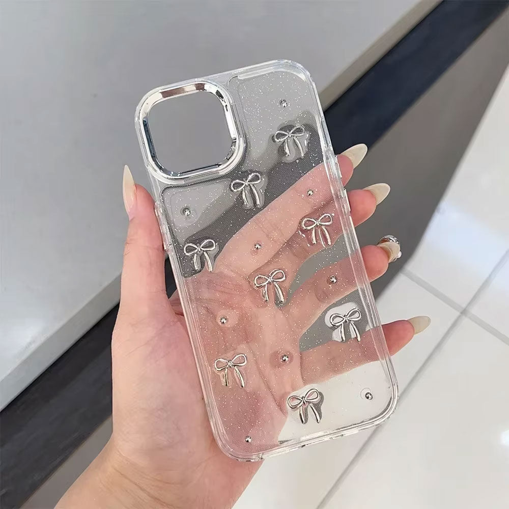New Korean Bow Shimmer Case
