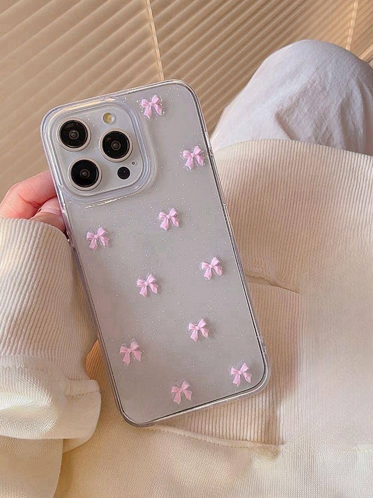 Pink Bow Shimmer Case💮