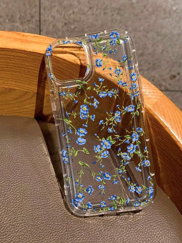 Blue Flower Custom Case - Available For All Smart Phnes💜
