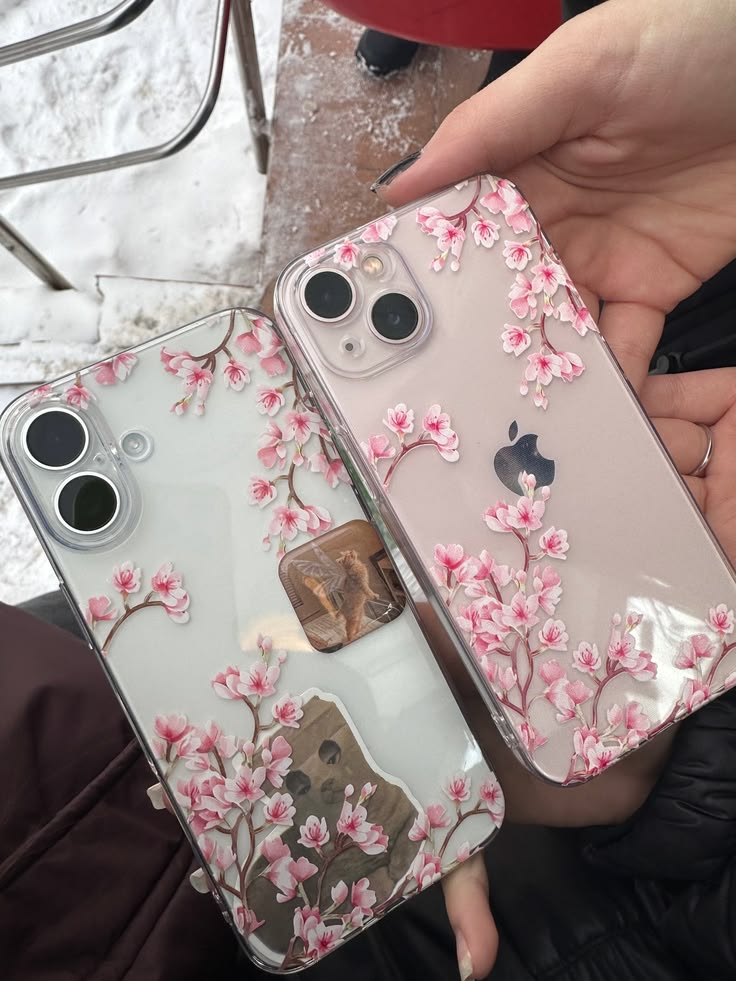 Pretty Pink Floral Custom case - Available For All Smart Phones🌸