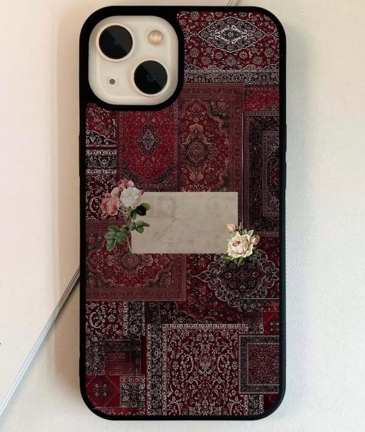 Black Pattern Art Custom Case - Available For All Smart Phones