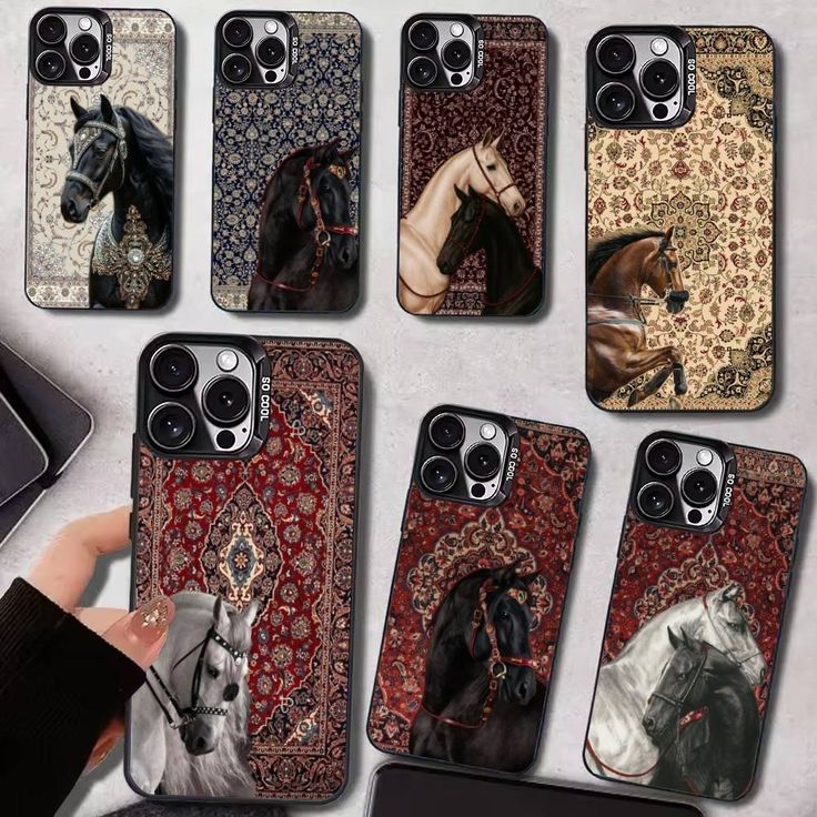 Horse Pattern Art custom Case - Available For All Smart Phones🐎