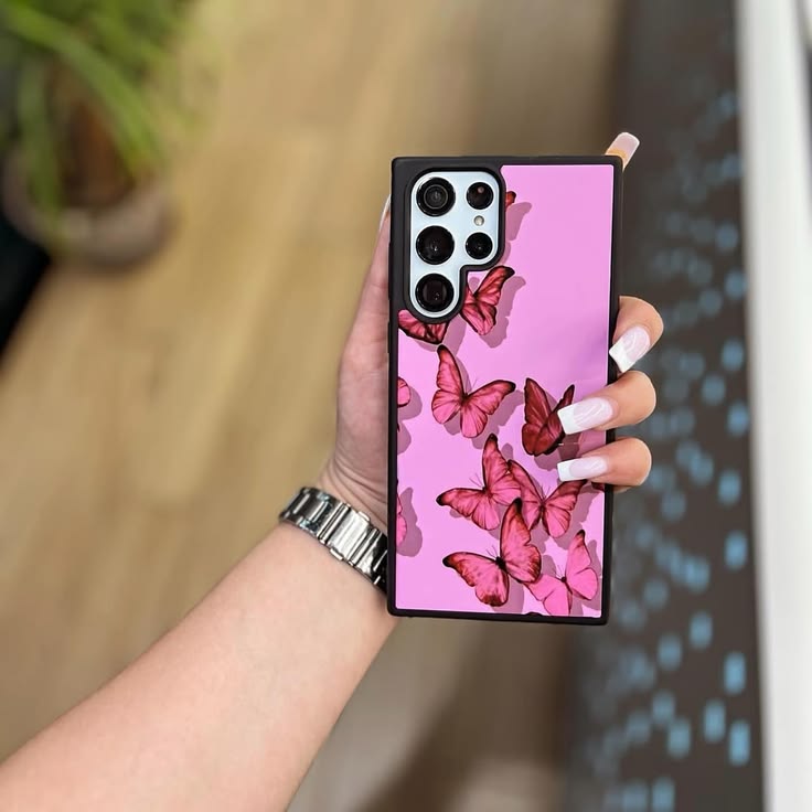 2D Plated Customize Aesthetic Design Case ( For All Smart Phones )