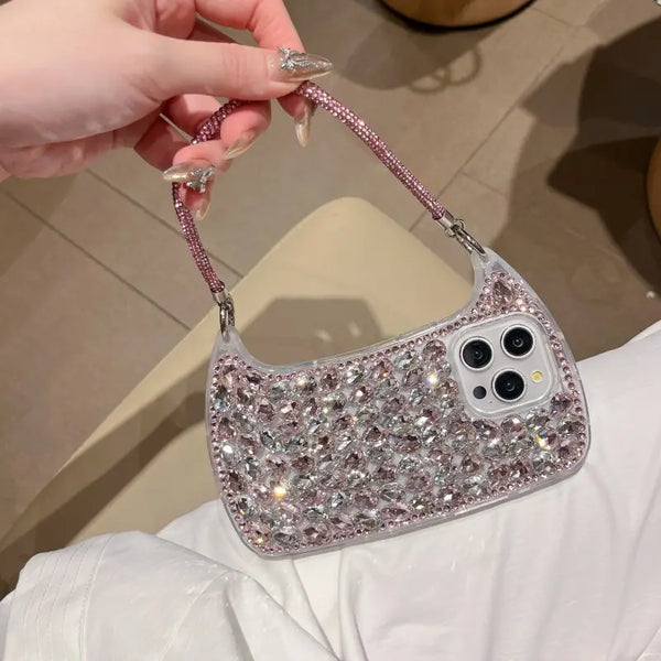 Crystal Rhinstones Handbag Case👜