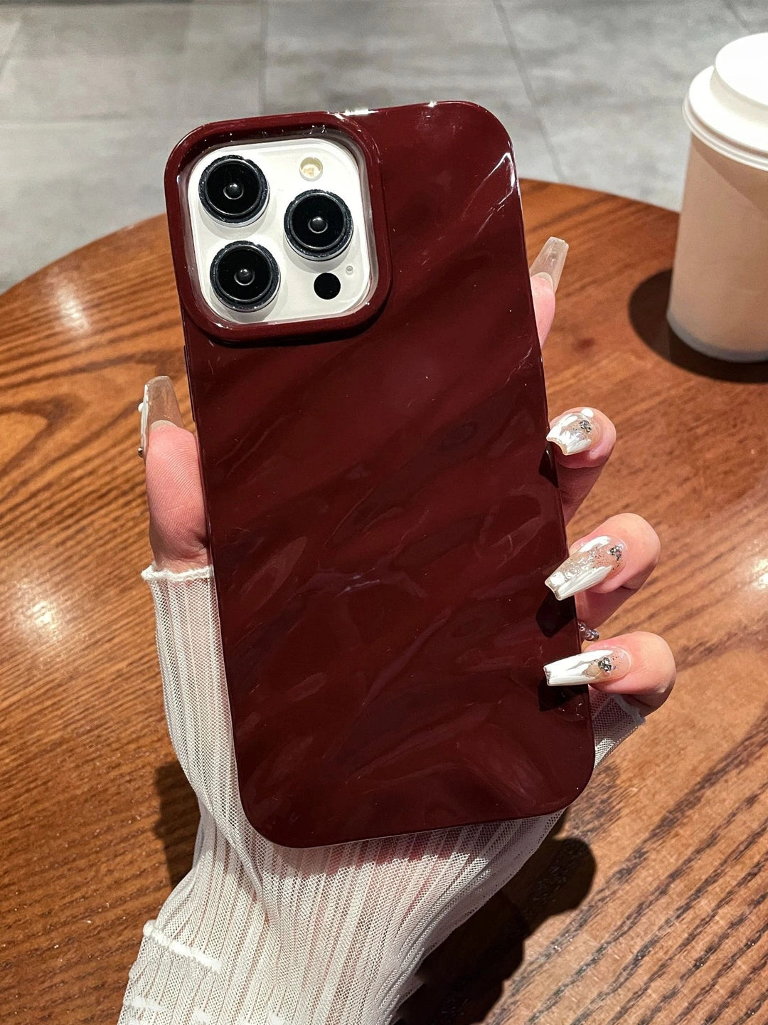 New Cherry Wine  Wave Case🍷