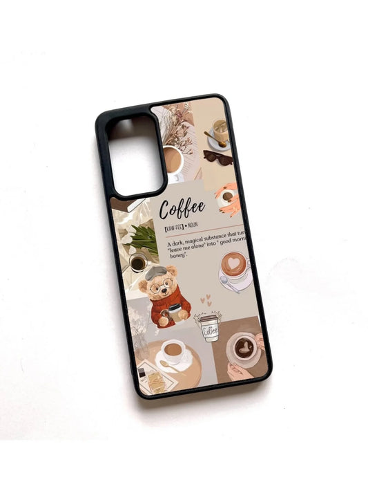 2D  Plated Coffe Bear Custom Case💎