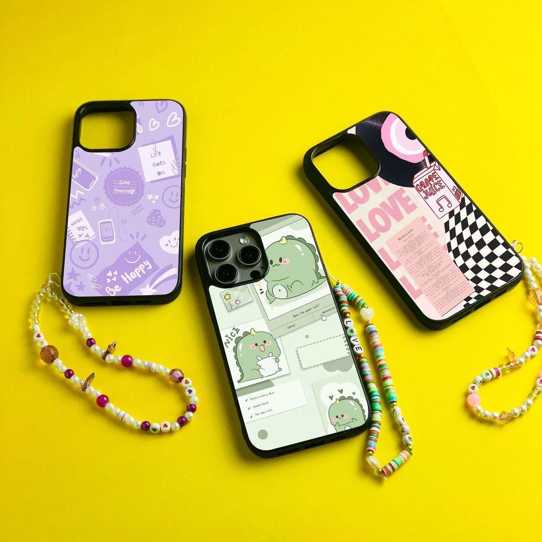 2D Plated Customized Case with Charm📿