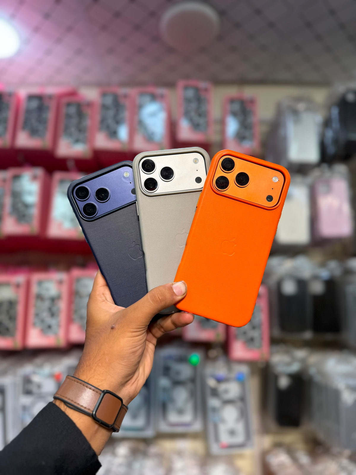 Original Apple Magsafe IC Leather Animation Case 📲