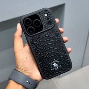 Crocodile Polo Signature Black Case (fabric-inside)🐊