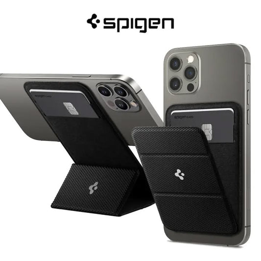 Spigen Magnetic Wallet Card Holder With Foldable Stand💳