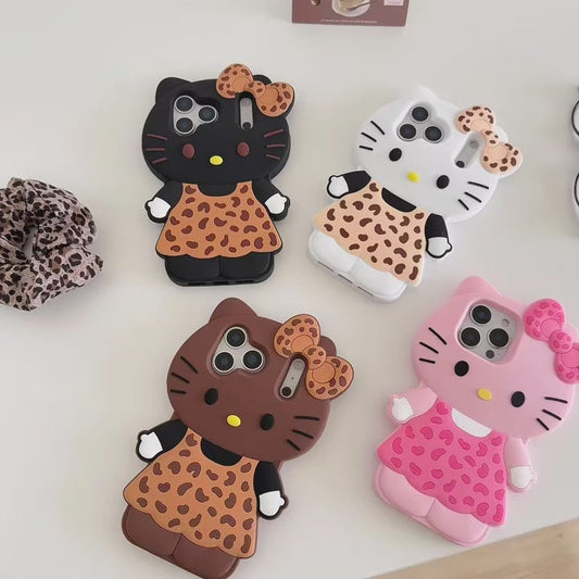 Hello Kitty Leopard Doll Case 🧸