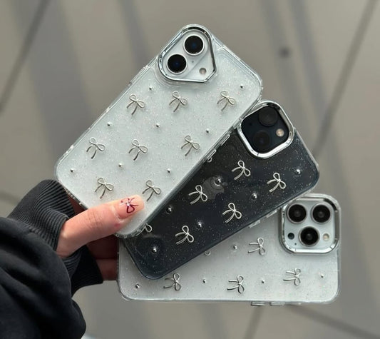 New Korean Bow Shimmer Case